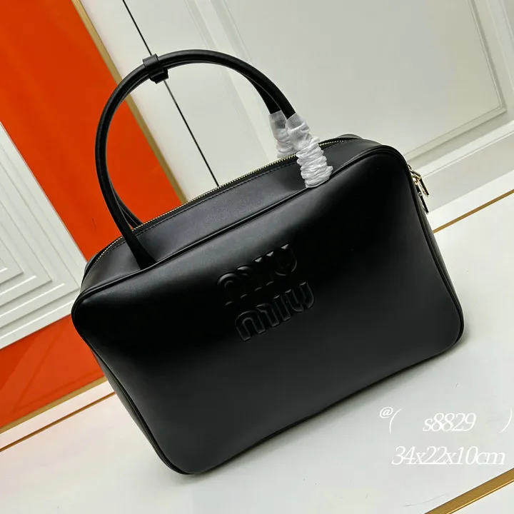Alternative view of MM Beau Medium Black Top-Handle Bag - MM0008