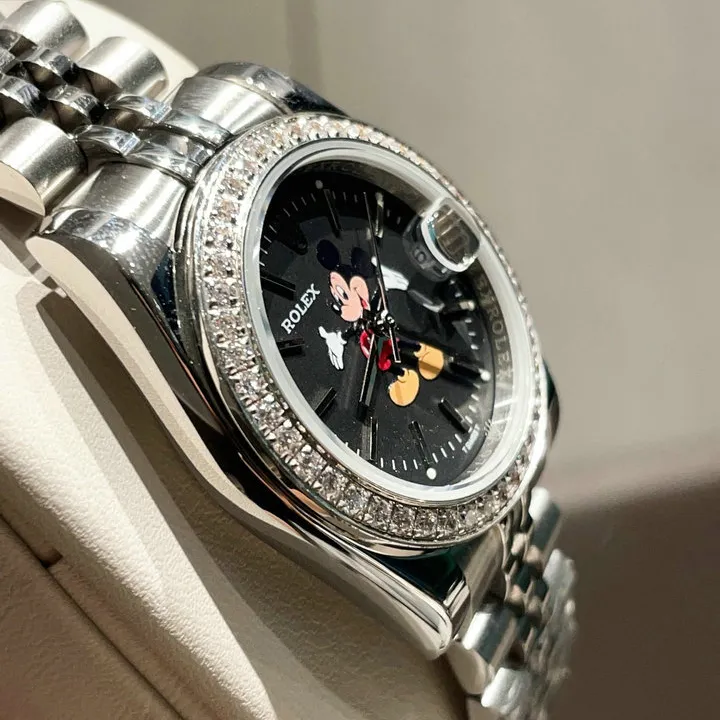 RL Datejust 31 278384RBR Mickey Mouse Black Custom - RL0018 - Image 3