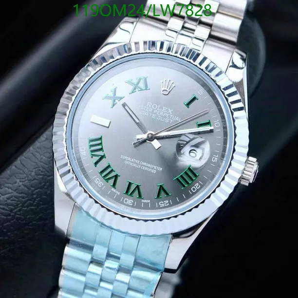 RL Datejust 41 126334 Oystersteel White Gold Green Roman Jubilee Bracelet - RL0038 - Image 3