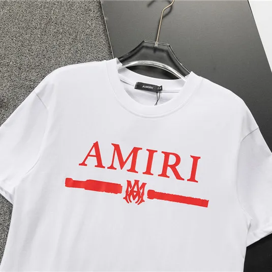 AM Logo-print Cotton T-shirt in White - 278 - ami0000278 - Image 11