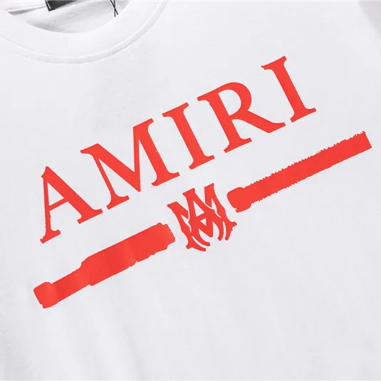 AM Logo-print Cotton T-shirt in White - 278 - ami0000278 - Image 4