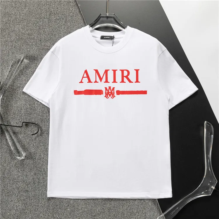 AM Logo-print Cotton T-shirt in White - 278 - ami0000278 - Image 2