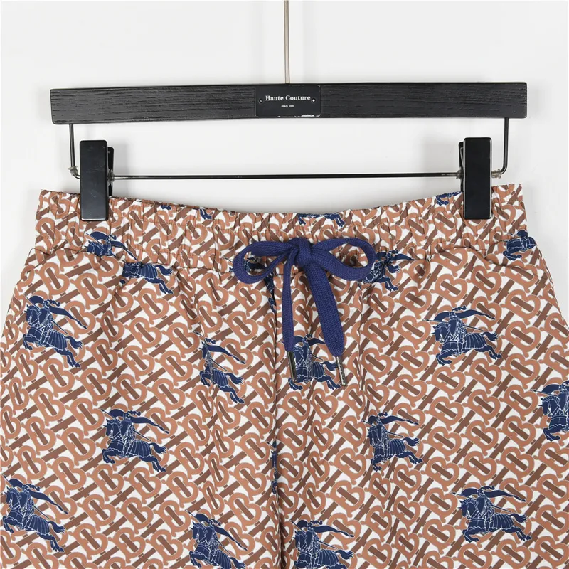 BUR All-Over Monogram Knight Print Shorts in Brown - 371 – bbr0000371 - Image 3