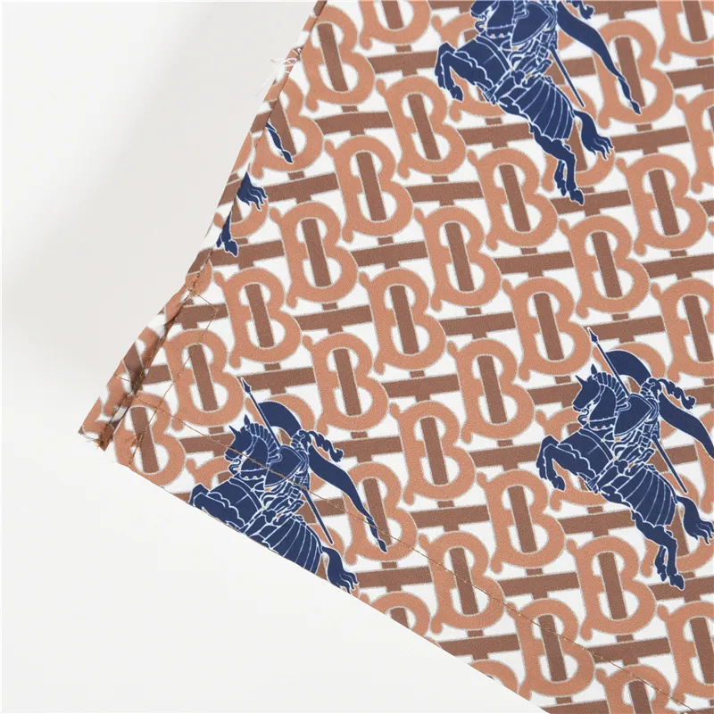 BUR All-Over Monogram Knight Print Shorts in Brown - 371 – bbr0000371 - Image 5