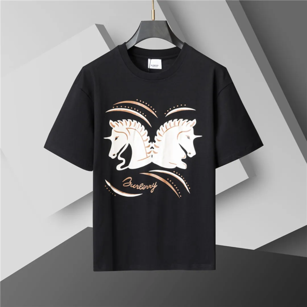 BUR Two Horses T-Shirt in Black - 388 - bbr0000388 - Image 2