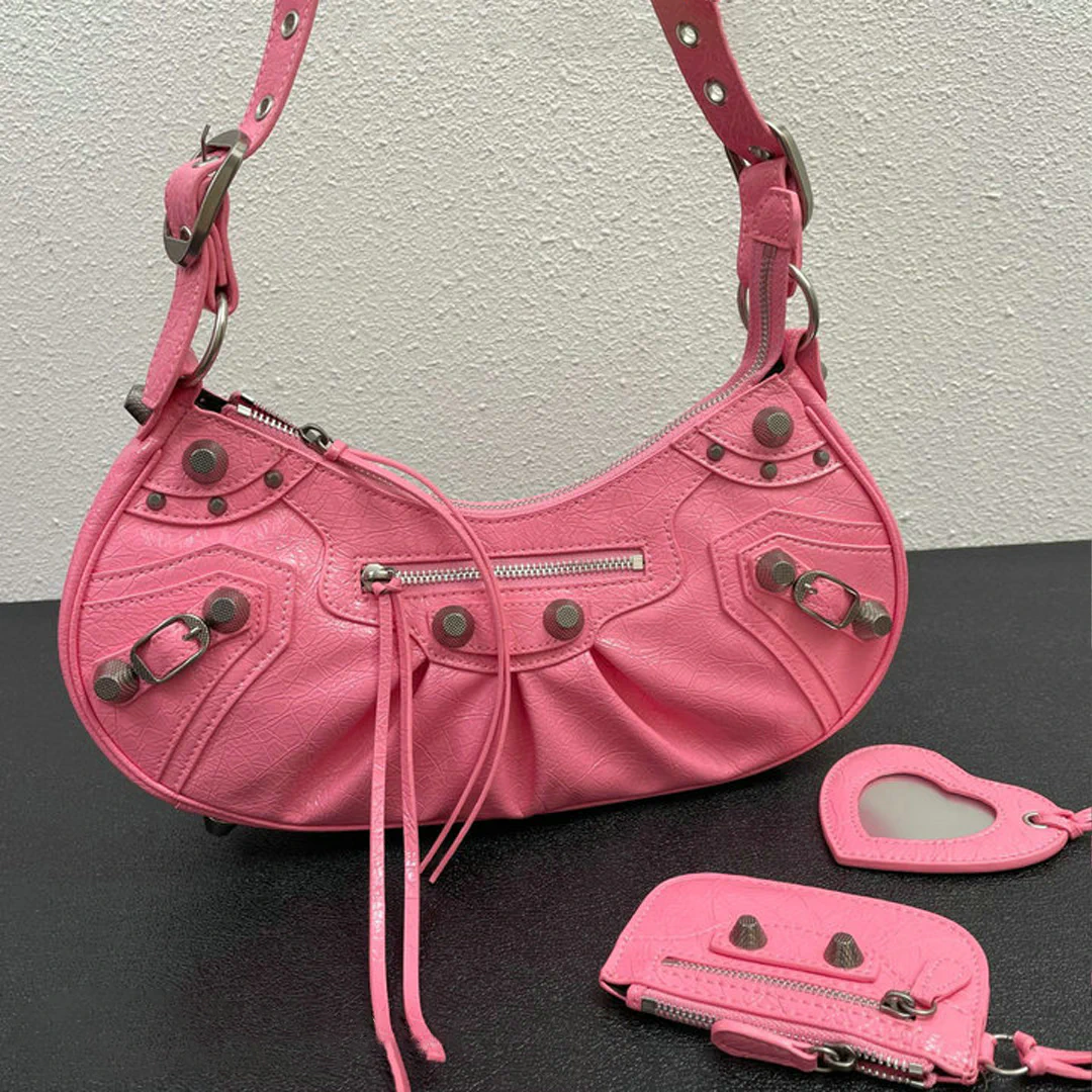 BLCG Le Cagole Pink Shoulder Bag - BLCG0014 - Image 6
