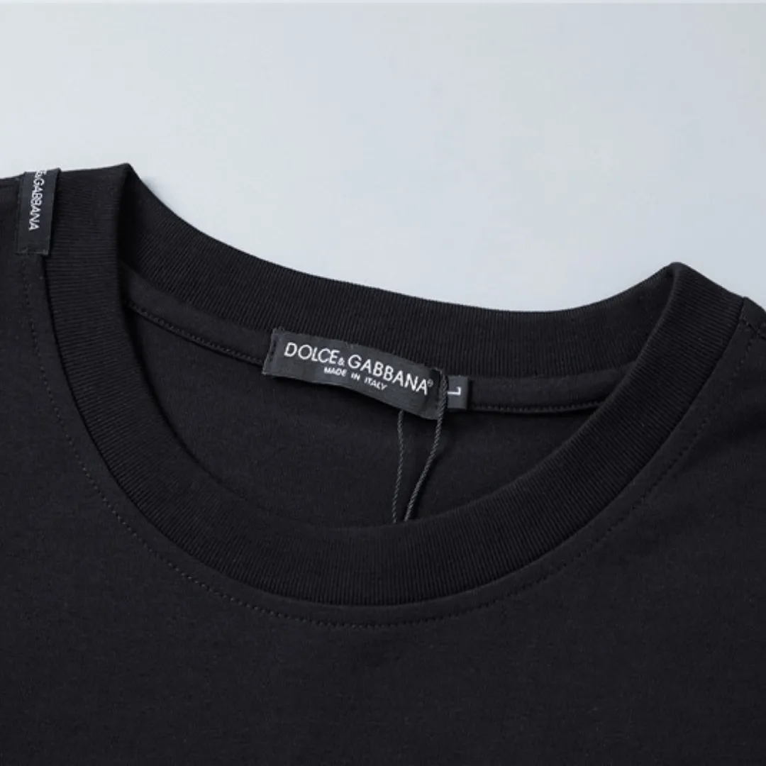 D&G Logo DG Print T-shirt in Black - 108 - dng0000108 - Image 8