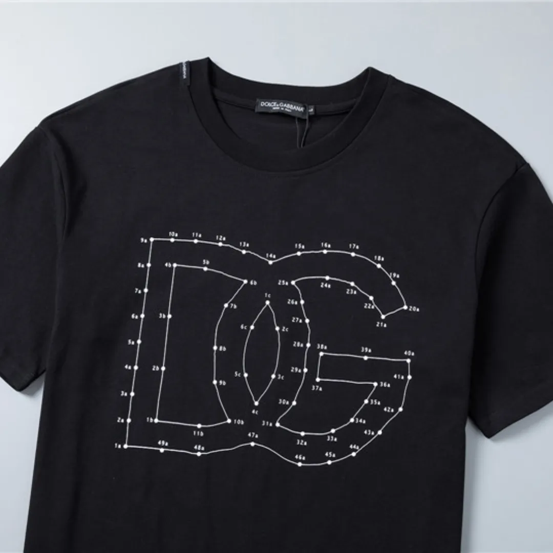 D&G Logo DG Print T-shirt in Black - 108 - dng0000108 - Image 5