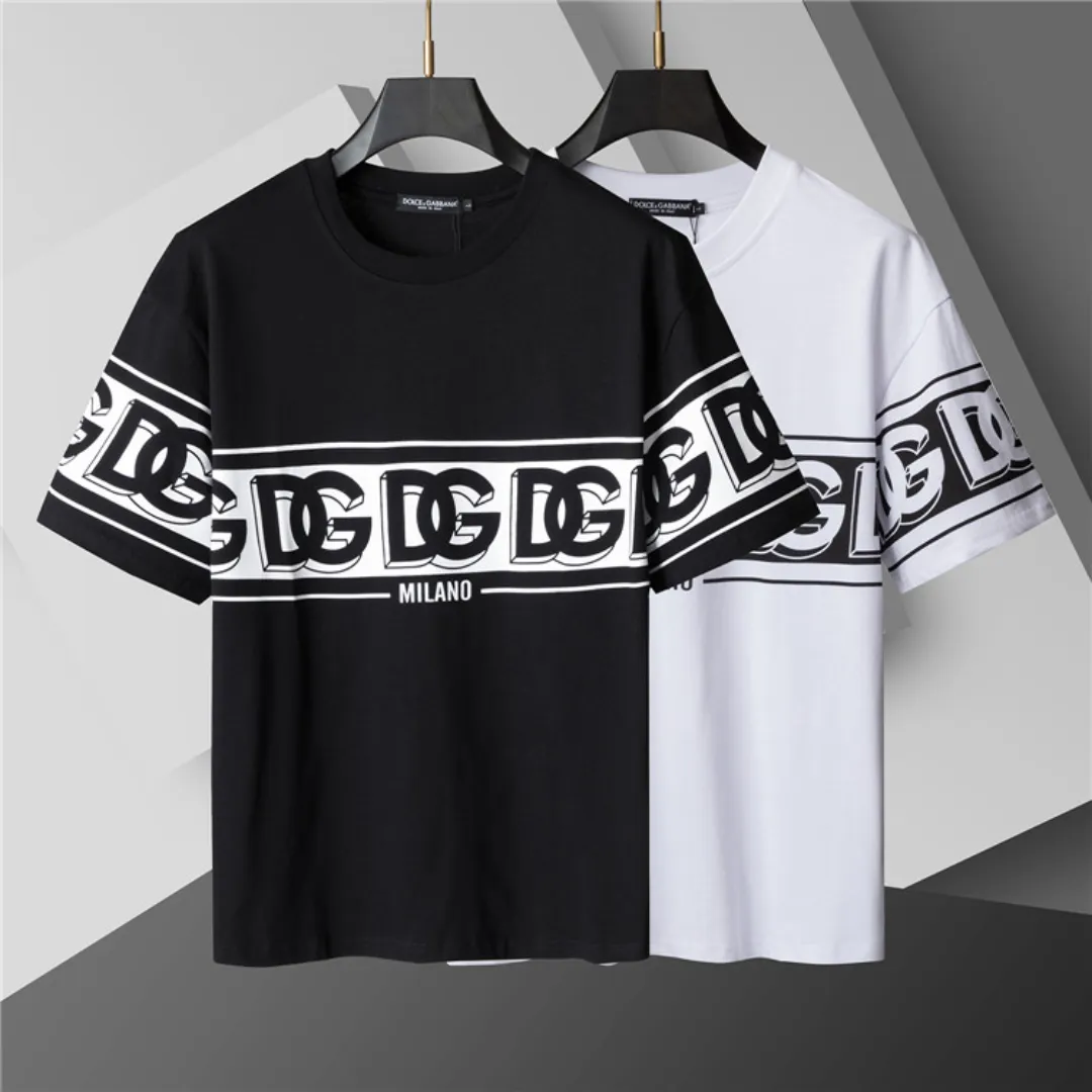 D&G Logo DG Print T-shirt in White - 111 - dng0000111 - Image 4