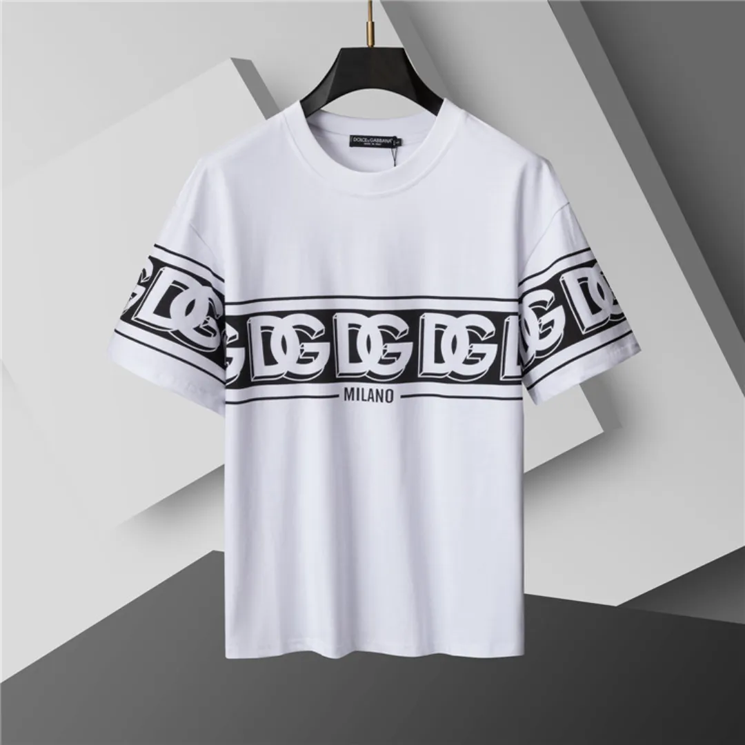 D&G Logo DG Print T-shirt in White - 111 - dng0000111 - Image 2