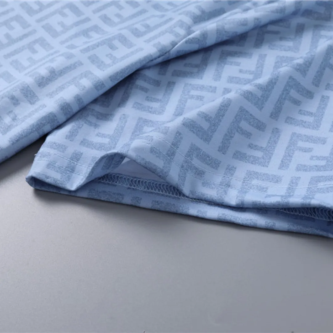 FD Diagonal FF Logo T Shirt in Blue - 77 - fd0000077 - Image 9