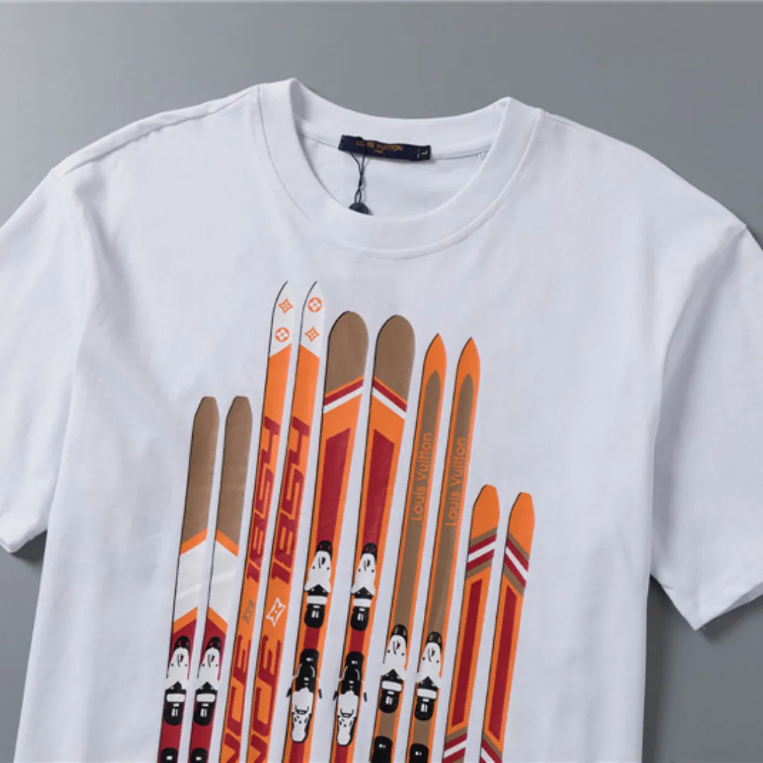 LOV Print Since 1954 T-Shirt in White - lov0000770 - Image 5