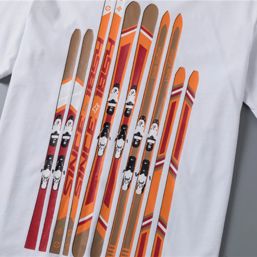 LOV Print Since 1954 T-Shirt in White - lov0000770 - Image 6