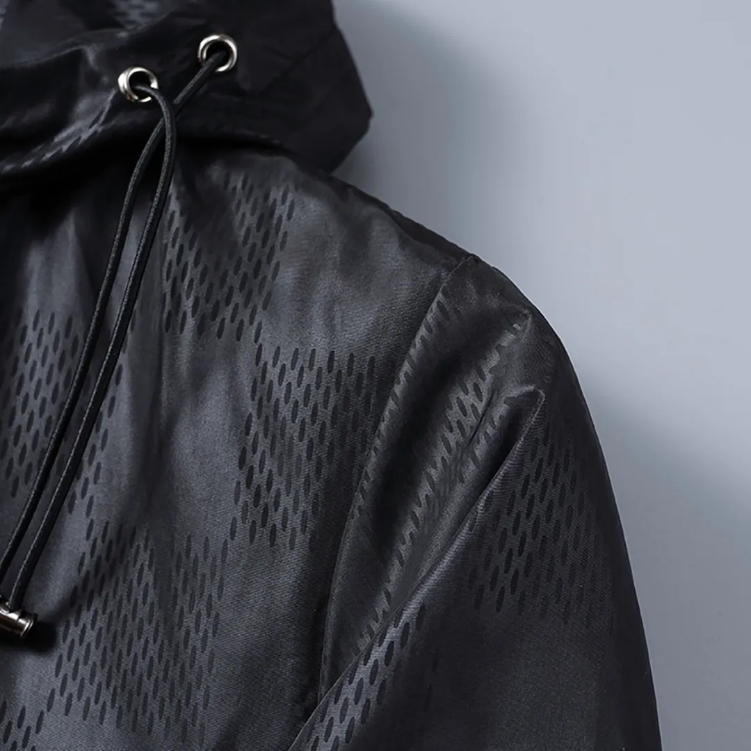 LOV Monogram Windbreaker Jacket - LOV0001 - Image 12