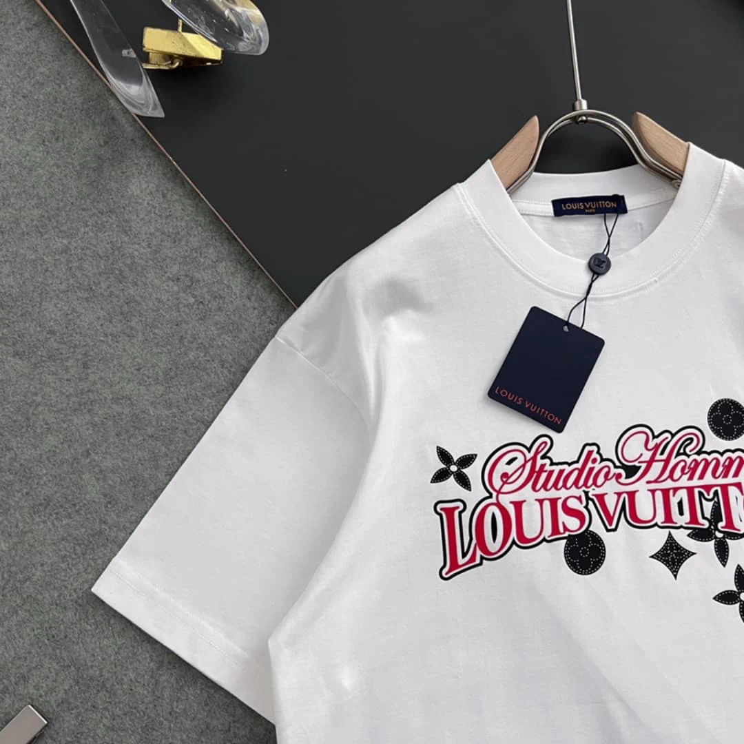 LOV White Logo-Print Cotton T-Shirt - LOV0009 - Image 5