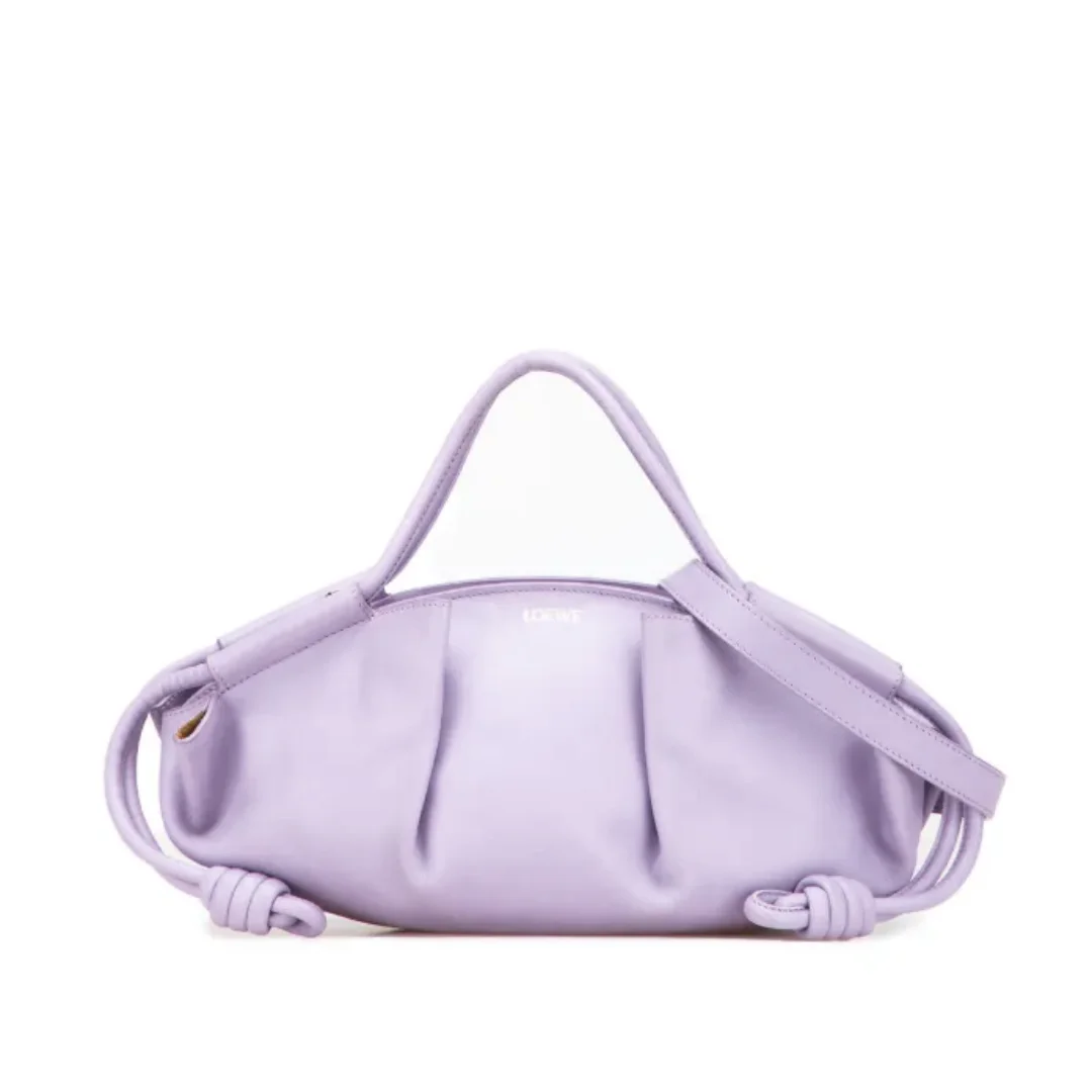 LW Paseo Shiny Lilac Handle Bag - LW0002