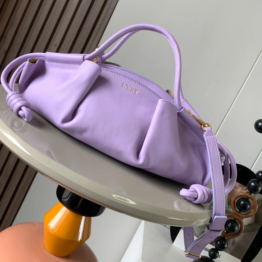 LW Paseo Shiny Lilac Handle Bag - LW0002 - Image 2