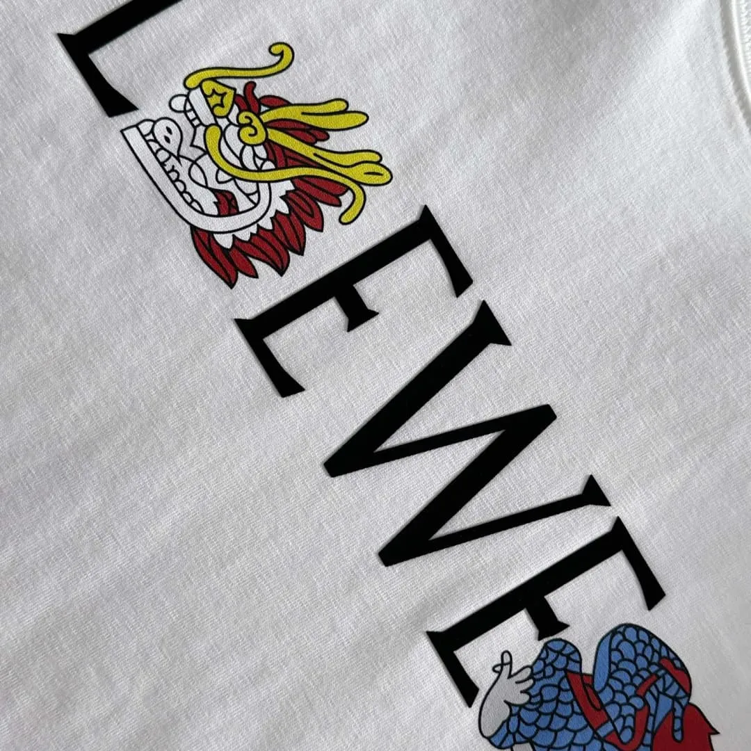 LW White Logo-Print Cotton T-Shirt - LW0005 - Image 5