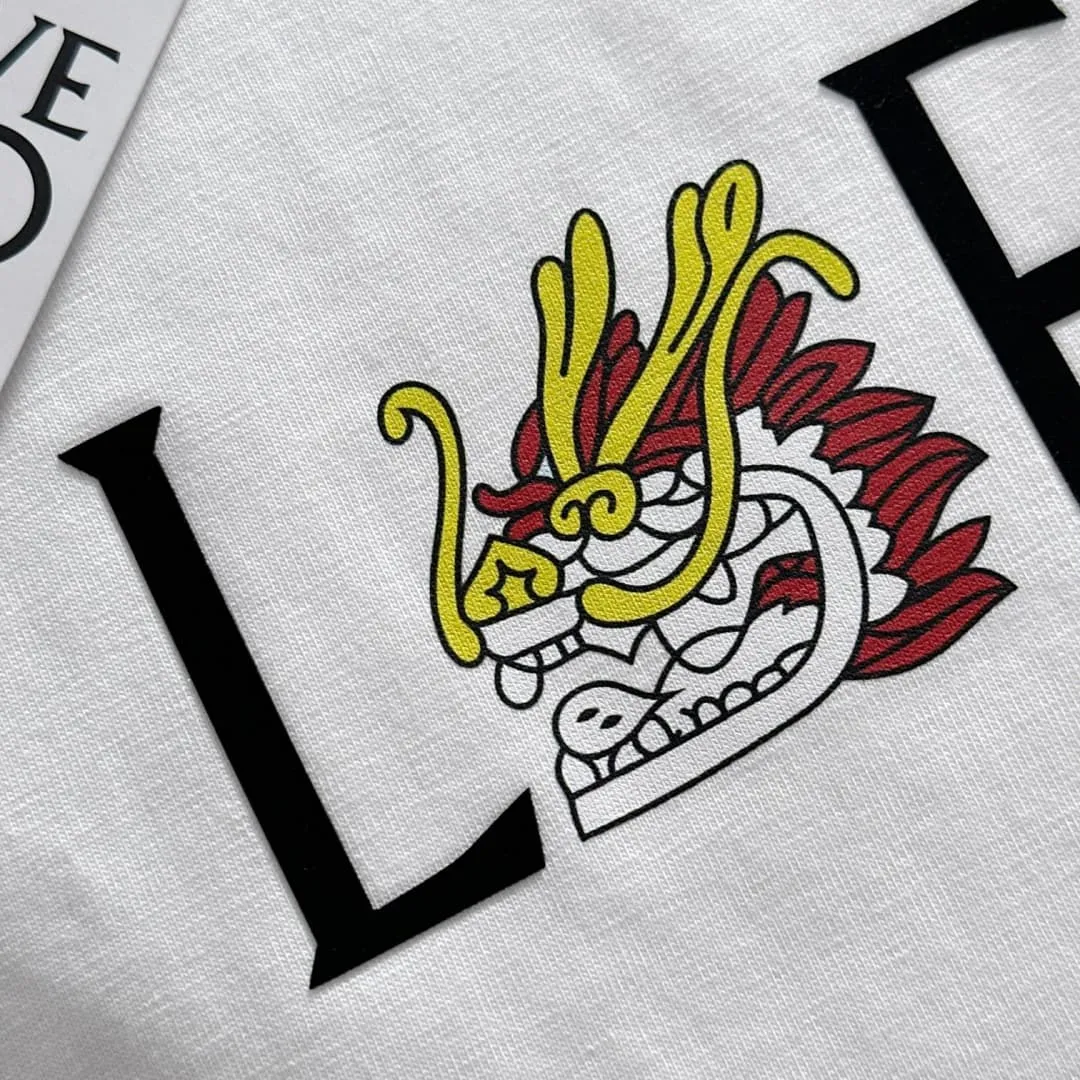 LW White Logo-Print Cotton T-Shirt - LW0005 - Image 6