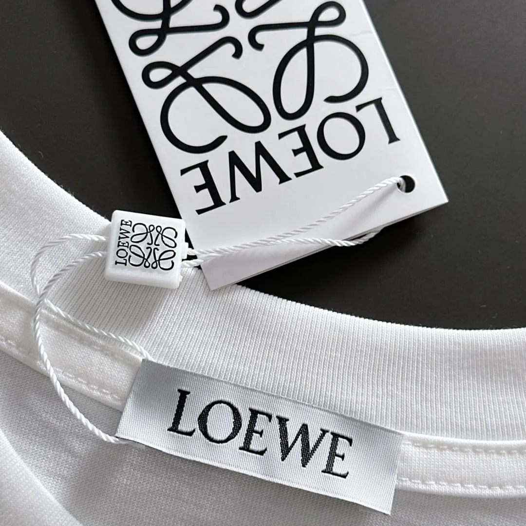 LW White Logo-Print Cotton T-Shirt - LW0005 - Image 8