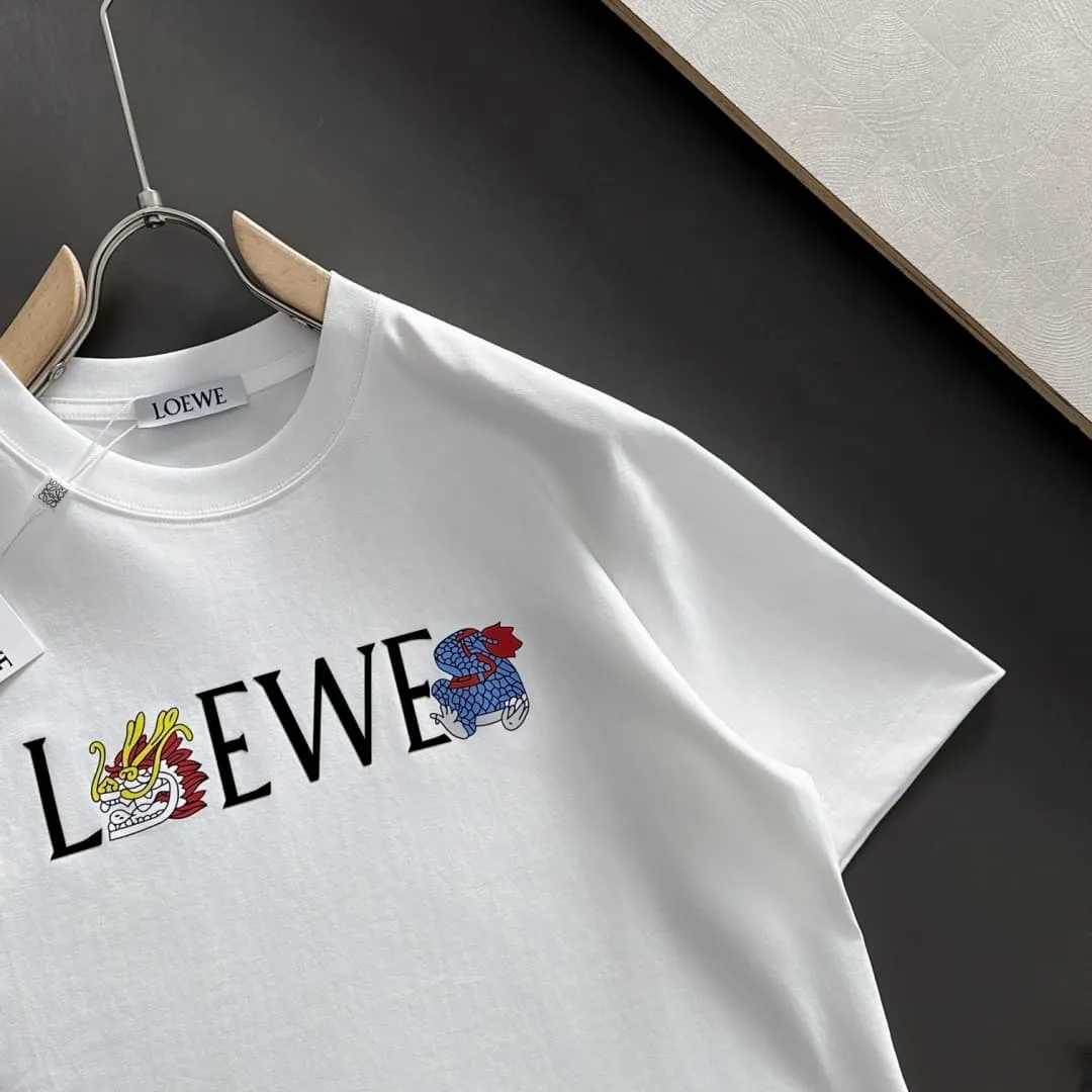 LW White Logo-Print Cotton T-Shirt - LW0005 - Image 4