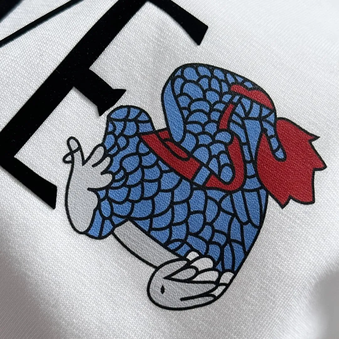 LW White Logo-Print Cotton T-Shirt - LW0005 - Image 7