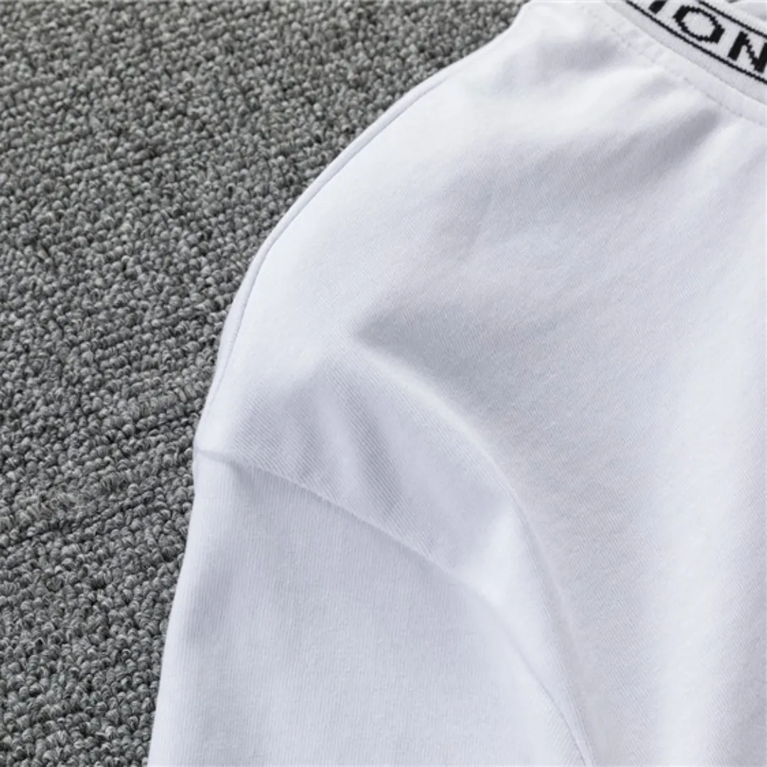 MC Logo-Trimmed Cotton T-shirt in White - 100 - mc0000100 - Image 10