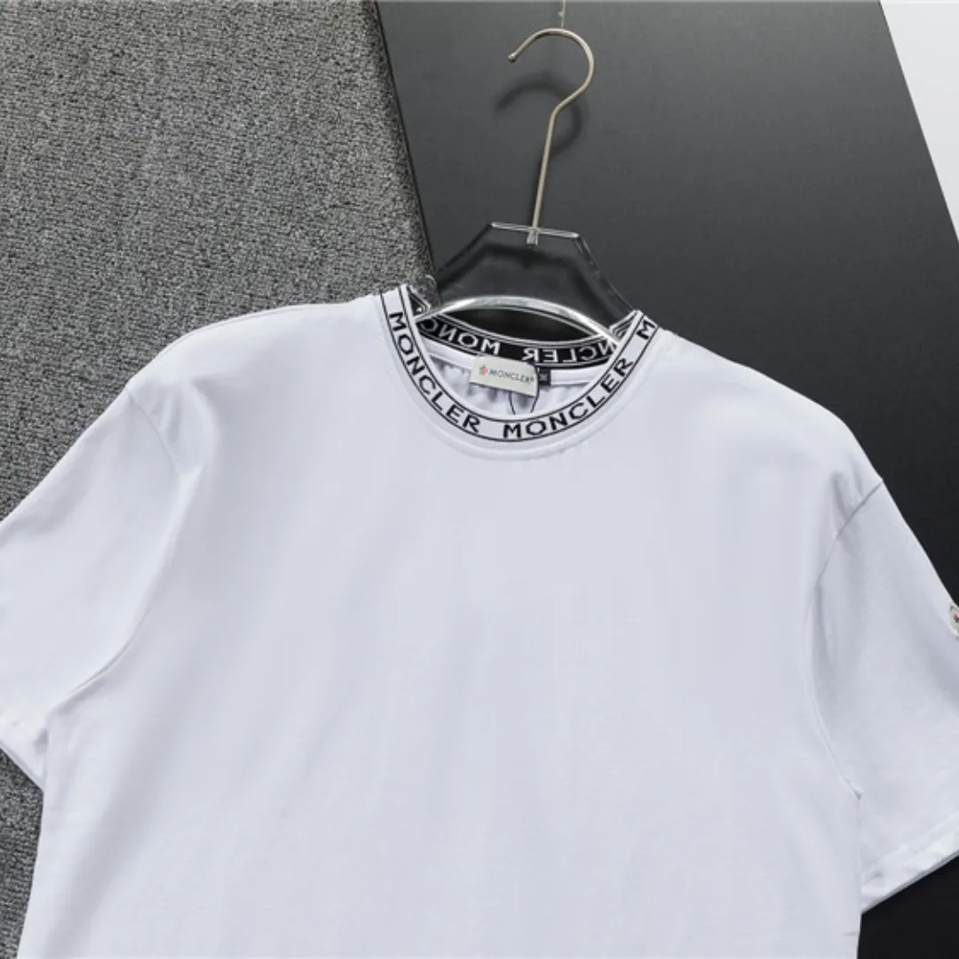 MC Logo-Trimmed Cotton T-shirt in White - 100 - mc0000100 - Image 4