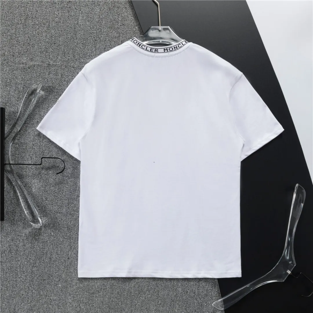 MC Logo-Trimmed Cotton T-shirt in White - 100 - mc0000100 - Image 3