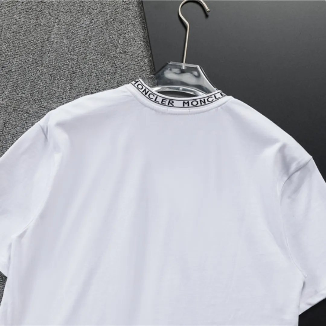 MC Logo-Trimmed Cotton T-shirt in White - 100 - mc0000100 - Image 5