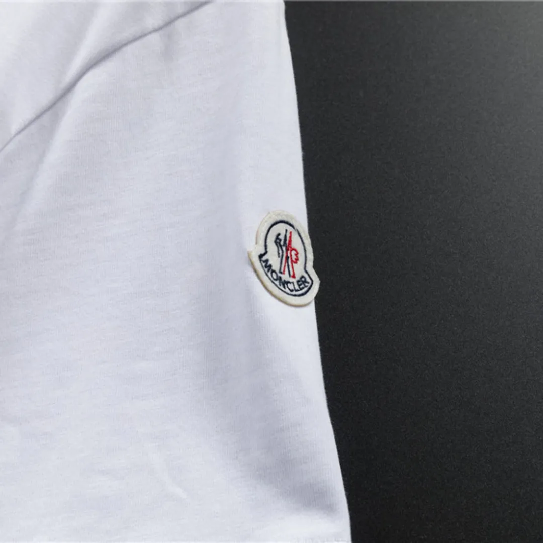 MC Logo-Trimmed Cotton T-shirt in White - 100 - mc0000100 - Image 9