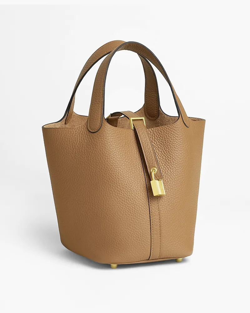 Biscuit Clemence Picotin Lock Bag