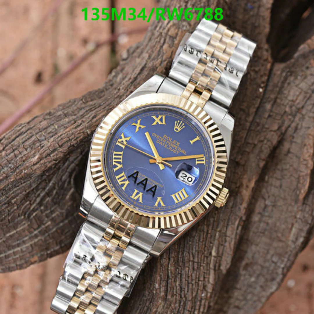 RL Datejust 41 126333 Gold Blue Navy Jubilee Bracelet Custom - RL0034 - Image 2