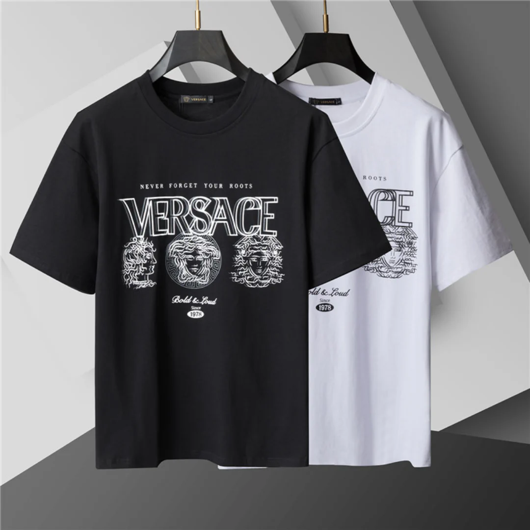 VS Medusa Logo T Shirt in Black - vs0000083 - Image 4
