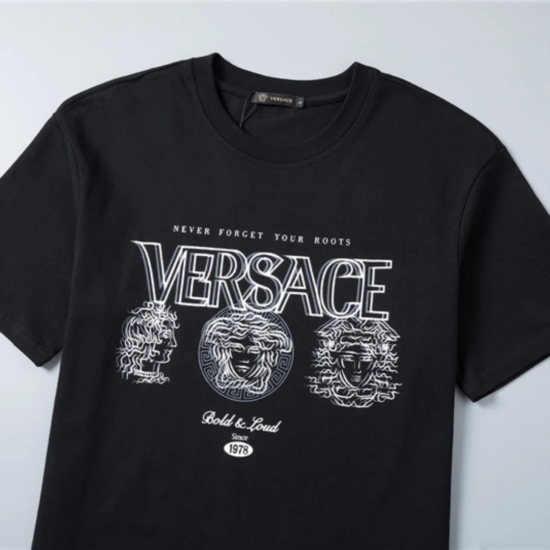 VS Medusa Logo T Shirt in Black - vs0000083 - Image 5