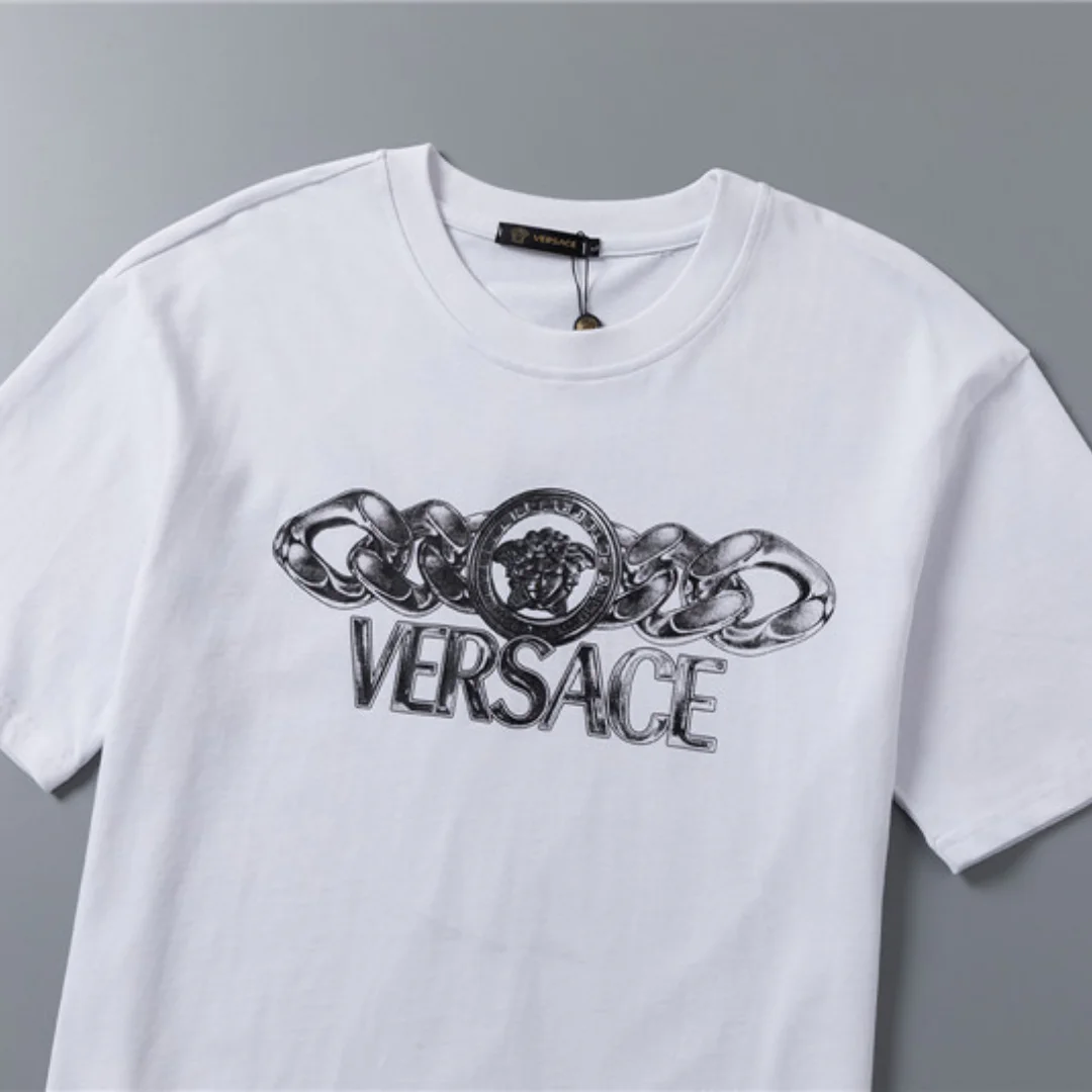 VS Medusa On Chain T-Shirt in White - vs0000086 - Image 5