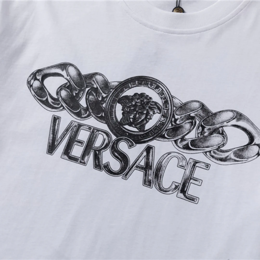 VS Medusa On Chain T-Shirt in White - vs0000086 - Image 10