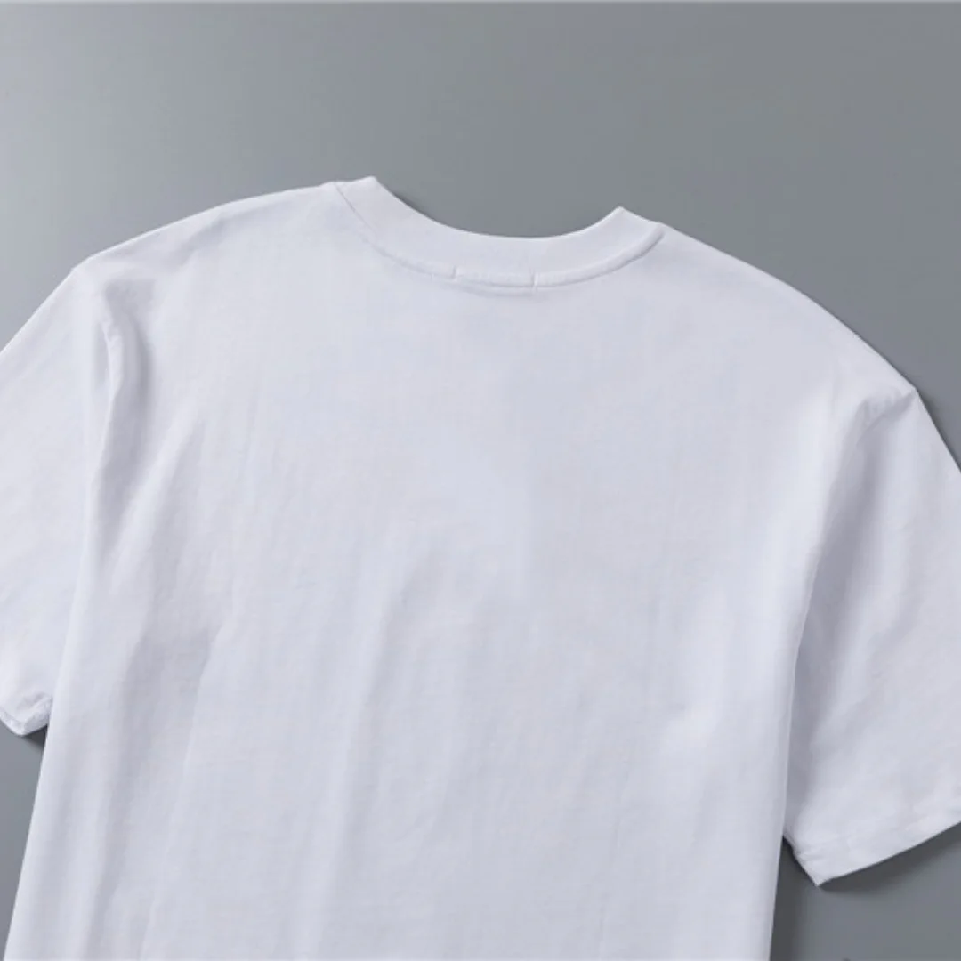 VS Medusa Safety Pin-print Cotton T-shirt in White - vs0000088 - Image 6