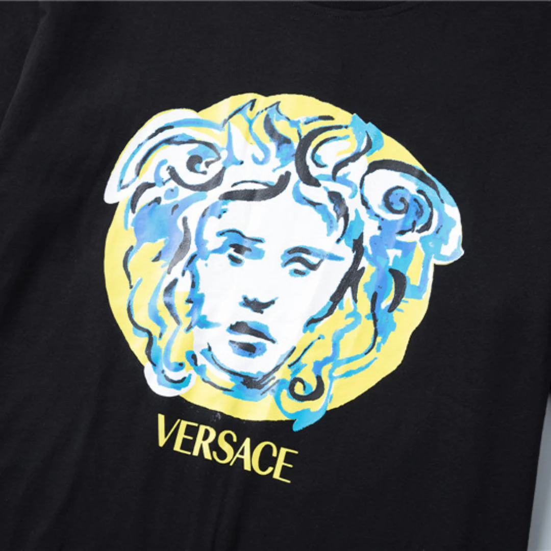 VS Painted Medusa T-Shirt in Black - vs0000089 - Image 10