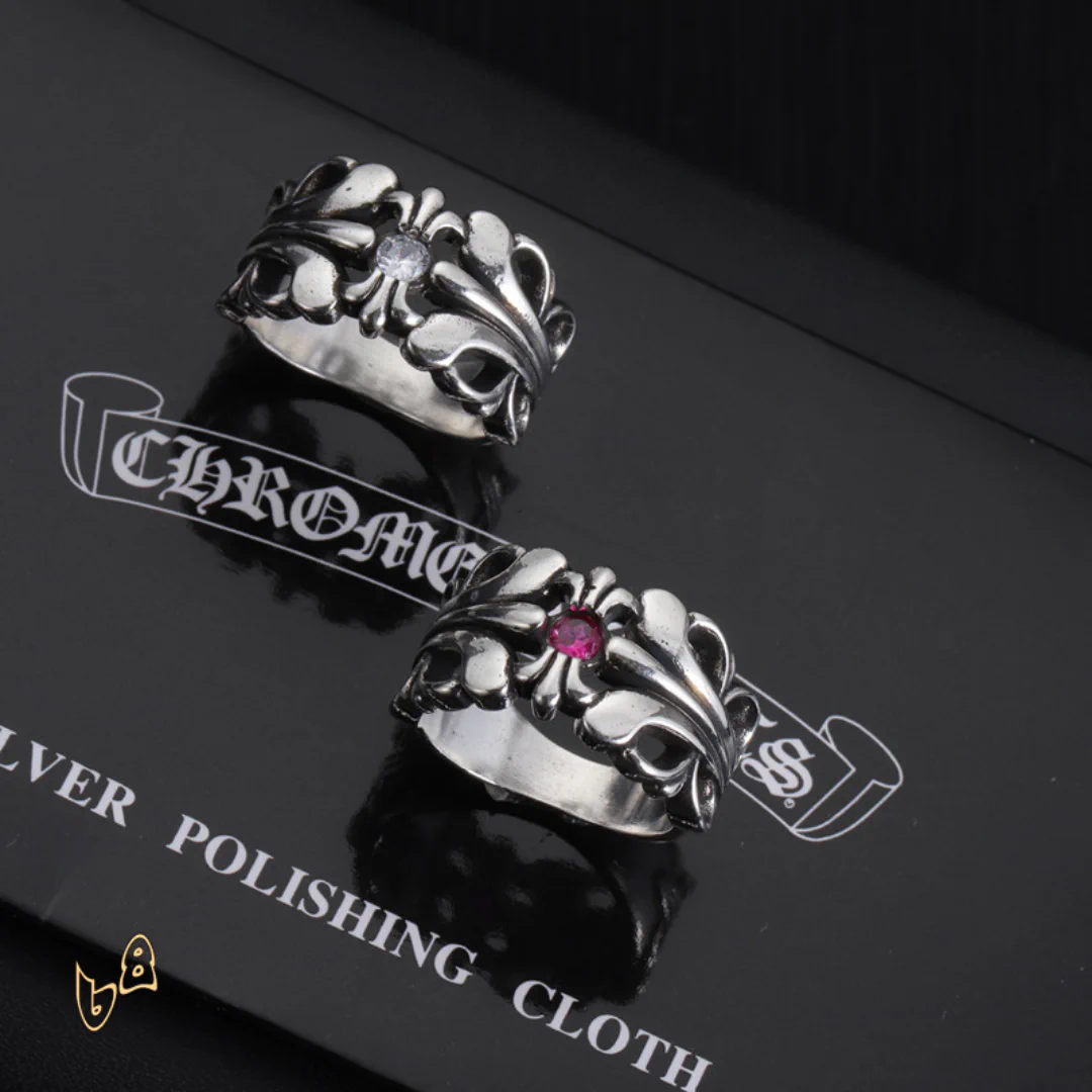 CH Ruby Floral Ring - CH0087 - Image 2