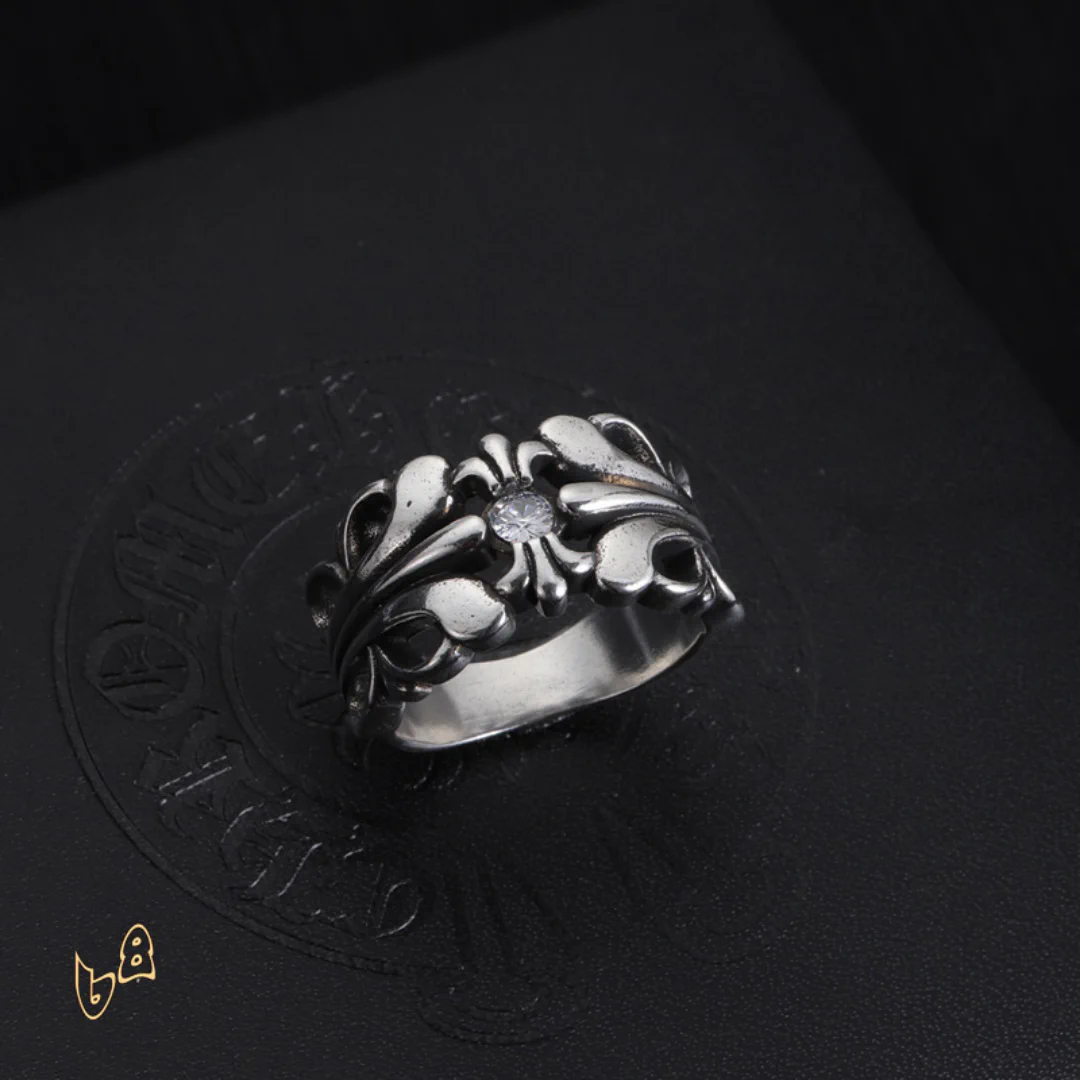 CH Ruby Floral Ring - CH0087