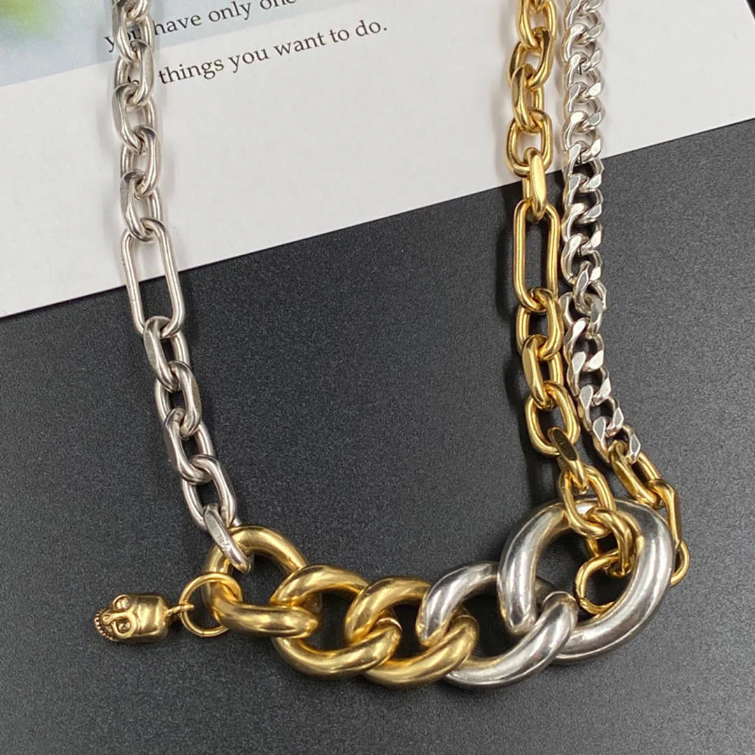 McQueen Silver Brass Necklace - MCQ0001 - Image 3