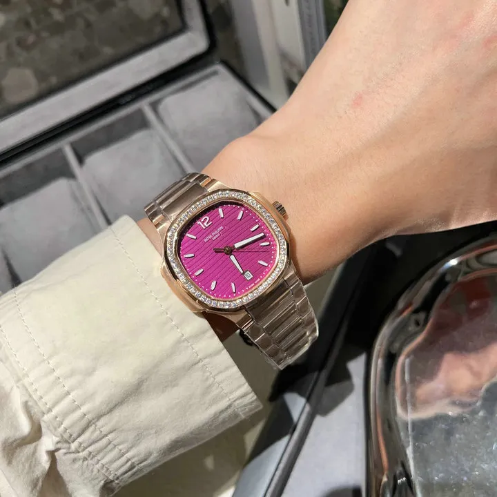 PP Nautilus 7010/1R-013 Purple Rose Gold Diamond Bezel - PP0002 - Image 5