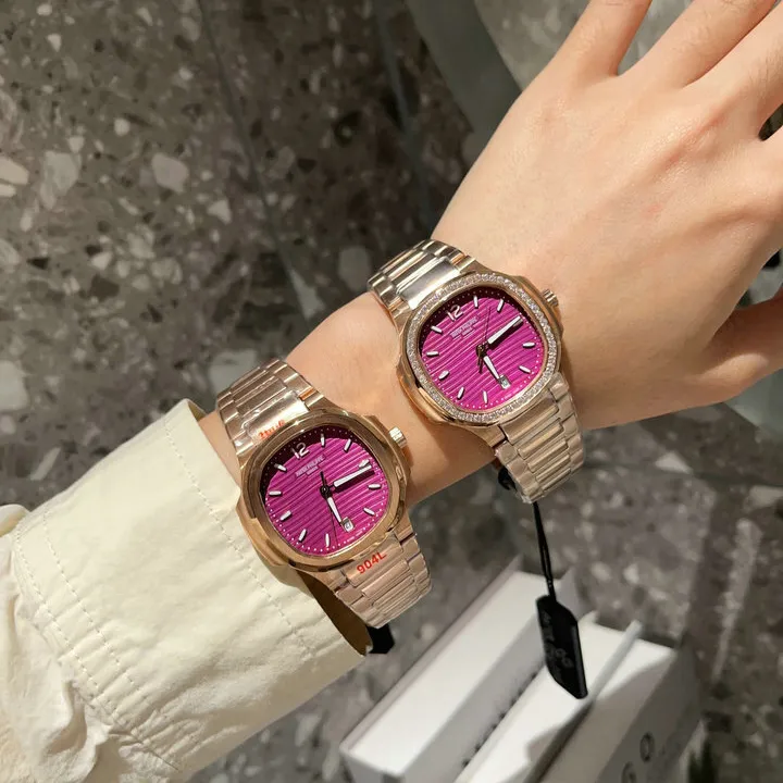 PP Nautilus 7010/1R-013 Purple Rose Gold Diamond Bezel - PP0002 - Image 11