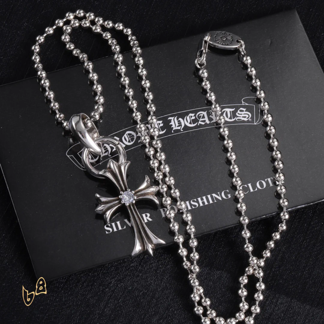 CH Cross Pendant Necklace - CH0044