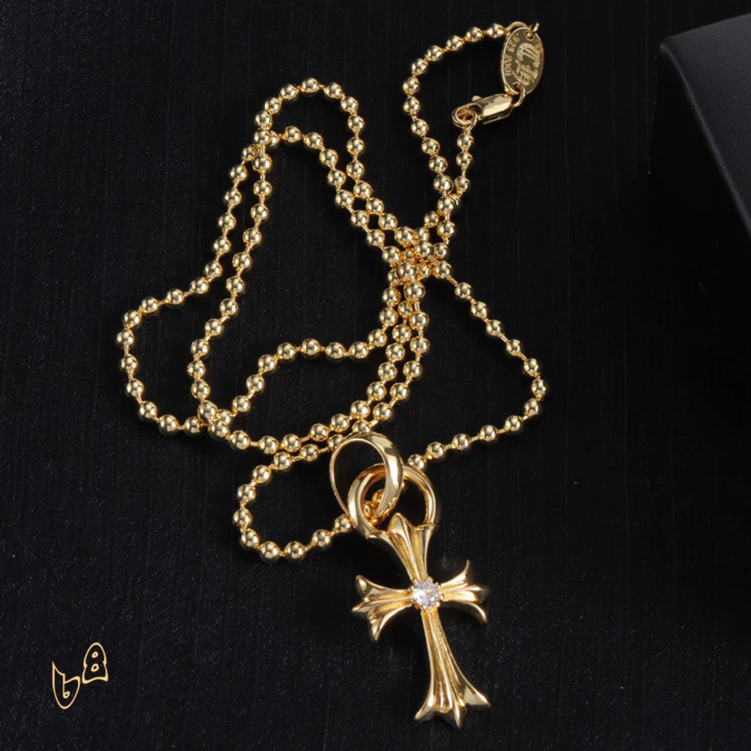 CH Cross Pendant Necklace - CH0044 - Image 5