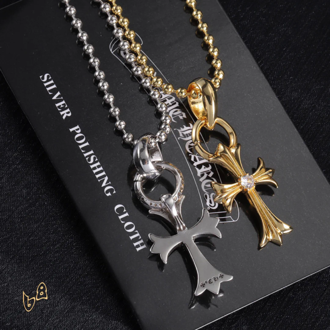 CH Cross Pendant Necklace - CH0044 - Image 6