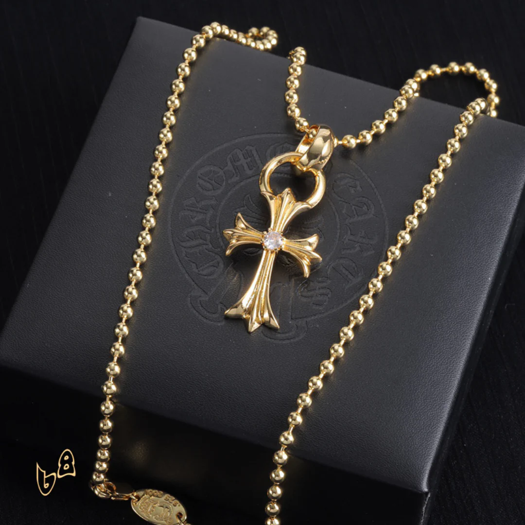 CH Cross Pendant Necklace - CH0044 - Image 4
