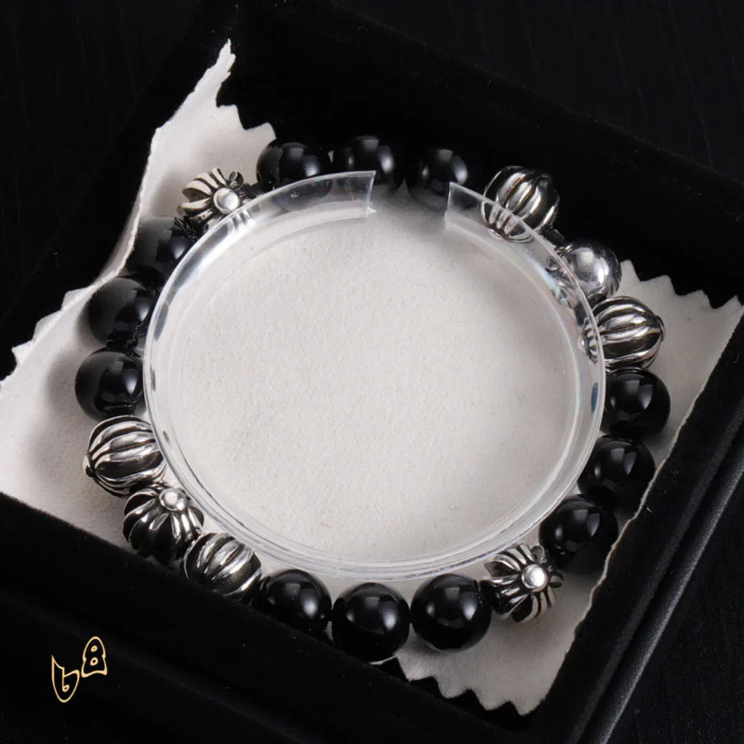 CH Cross Flower Ball Bracelet - CH0073 - Image 5