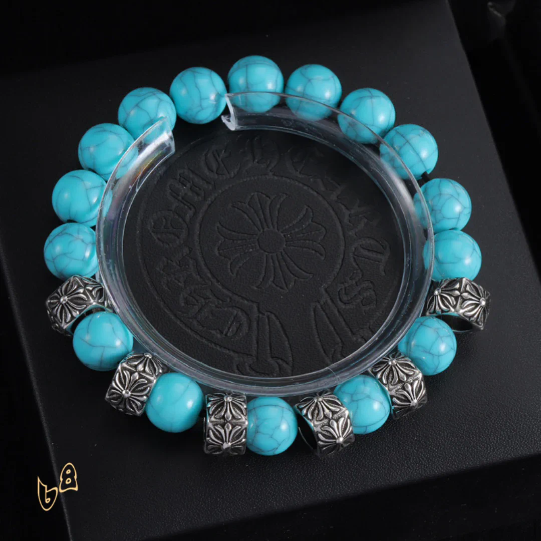 CH Cross Flower Ball Bracelet - CH0075 - Image 5